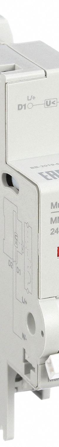 SCHNEIDER Undervoltage Release: Undervoltage Release, Multi 9 Circuit Breakers, 24V AC/DC (MPN M9A27108). Key specifications — For Use With: Multi 9 Circuit Breakers; Voltage: 24V AC/DC; Number of Poles: None; Brand: SCHNEIDER; Accessory Type: Undervoltage Release.