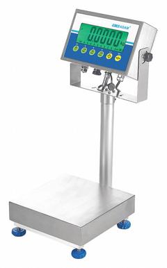 ADAM EQUIPMENT Food Scale: 9 3/4 in Weighing Surface Dp, 9 3/4 in Weighing Surface Wd, LCD, GGS35a. Key specifications — Connection Ports: RS-232; Readability: 1 g; Brand: ADAM EQUIPMENT.