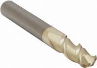 APPROVED VENDOR Ball End Mill: Carbide, ZrN Coated, 2 Flute, 5/16" Mill Dia, 13/16" LOC, 2-1/2" OAL (MPN 282-312822D)
