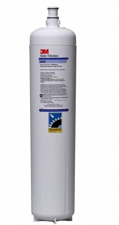 3M Quick-Connect Water Filter: 0.2 micron, 5 gpm, 54,000 gal - Quick-Connect Drinking Fountain & Beverage Machine Water Filters
