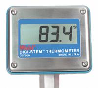 WAHL Digital Process Thermometer: -328°F to 1,472°F /-200°C to 800°C, 1/2 in Thread Size, Female (MPN D1396-18N). Key specifications — attr1275175: +/-0.1°F/+/-0.1°C for 1 Year Period At Ambient Temp 23°C +/- 5°C; attr1275180: WAHL.