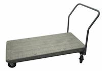 R.W. ROGERS Platform Truck: 2,000 lb, 65 in L x 34 in W x 40 1/2 in H Overall Dim., Gray, Plastic (MPN RWR-FB-N3060). Key specifications — Color: Gray; Caster/Wheel Configuration: (2) Rigid; Brand: R.W. ROGERS.