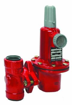 FISHER LPG Pressure Regulator: Lever-Acting Gas, 10,700,000 BtuH Gas Capacity, Iron, NPT x NPT (MPN 627-6210). Key specifications — Brand: FISHER LPG; Body Material: Iron.