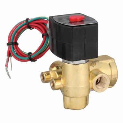 REDHAT Solenoid Valve: 3-Way, Normally Closed, 1/4 in Pipe Size, 24V DC - 3-Way/2-Position, Normally Closed Solenoid Valves