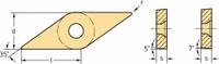 WALTER Diamond Turning Insert: VCMW333-RK6 WKK10S, VCMW160412-RK6 WKK10S (MPN 6651602). Key specifications — attr257732: VCMW333-RK6 WKK10S; attr257733: VCMW160412-RK6 WKK10S.