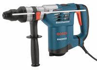 BOSCH Rotary Hammer Kit: SDS-Plus, L-Shape, 1 1/4 in Capacity, 3.1 ft-lb, 8.5 A, 3,600 bpm, 120V AC (MPN RH432VCQ). Key specifications — attr79687: Yes; attr68352: Hammer & Rotate; attr68318: 0 to 3,600 bpm; attr113044: (1) Bare Tool; attr68378: 120V AC; attr68313: BOSCH.