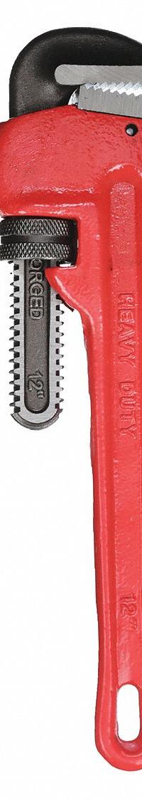 WESTWARD Pipe Wrench: Cast Iron, 2 in Jaw Capacity, Serrated, 12 in Overall Lg, I-Beam (MPN 3LY98). Key specifications — attr309808: I-Beam; attr309815: Cast Iron; attr324941: WESTWARD.