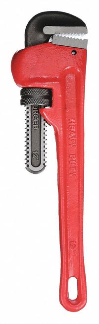 WESTWARD Pipe Wrench: Cast Iron, 2 in Jaw Capacity, Serrated, 12 in Overall Lg, I-Beam (MPN 3LY98). Key specifications — attr309808: I-Beam; attr309815: Cast Iron; attr324941: WESTWARD.