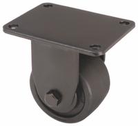 APPROVED VENDOR Plate Caster: Rigid, No Brake, Polypropylene, 3 in Wheel Dia, 1 3/4 in Wheel Wd (MPN 20PB03201R). Key specifications — Wheel Bearing Type: Roller; Wheel/Tread Color: Black; Brand: APPROVED VENDOR; Caster Type: Rigid.