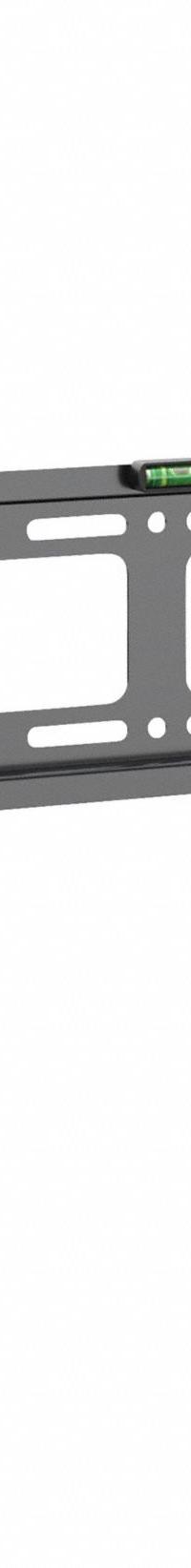 PEERLESS TV Wall Mount: Wall, Max. 132 lb, Fixed, Powder Coated, Black, For Televisions, TVFT690. Key specifications — Manufacturer Part Number: TVFT690; Finish: Powder Coated; Includes Mounting Hardware: Yes; Material: Steel; Mounting Location: Wall; Brand: PEERLESS; Color: Black.