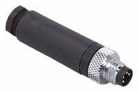 IFM M8 Circular Connector: A Coded, 4 Pin, M8 Male Thread with Straight Connection, IP67, Nylon (MPN E11255). Key specifications — Brand: IFM; IP Rating: IP67; Housing Material: Nylon; Connector Body Type: Pin; Coding: A; Voltage Rating: 30V DC; Wiring Type: Screw Terminals.