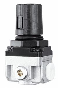 GROZ Compressed Air Regulator: Aluminum, 1/8 in NPT, 17 cfm, 7 psi to 145 psi, Knob (MPN R13904). Key specifications — attr111664: No; attr111400: Light Duty; attr111627: GROZ.
