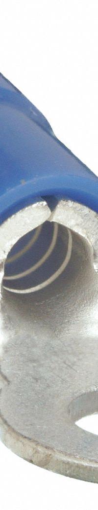 GRAINGER Ring Terminal: Blue, Vinyl Insulation, #8 Stud Size, 16 AWG to 14 AWG Wire Sizes, 600 V (MPN 5WHG4). Key specifications — attr1308027: GRAINGER; attr1356587: Funnel Entry.