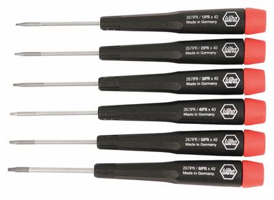 WIHA Precision Screwdriver Set: 1-10 Pieces, 6 Pieces, Pentalobe Tip - Precision Screwdriver Sets