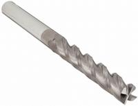 APPROVED VENDOR Square End Mill: Carbide, TiCN Coated, 4 Flute, 1" Mill Dia, 1-1/2" LOC, 6" OAL (MPN 218-001106)