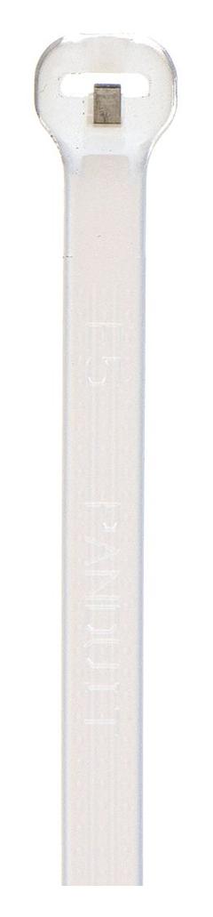 PANDUIT Cable Tie: 8 in Nominal Lg, 2 in Nominal Max. Bundle Dia., 0.09 in Wd, Natural, 100 PK (MPN BT2M-C). Key specifications — Outdoor Use: No; Color: Natural; Brand: PANDUIT.