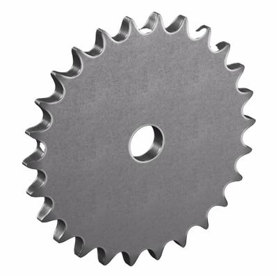 TRITAN Roller Chain Sprocket: No Hub, For Single Strands, 40, 26 Teeth, 4.148 in Pitch Dia - Size 40 Plain-Bore Roller Chain Sprockets
