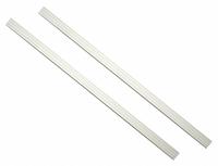 MIRREDGE Strips: 1 1/2 in Overall Ht, 36 in Overall Wd, 1/4 in Overall Dp, 2 PK (MPN 88236). Key specifications — Brand: MIRREDGE; Corner Shape: Square; Finish: Dove White; Color: White; Material: Polymer Plastic; Lighted: No.