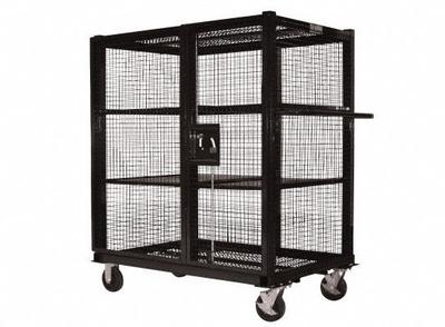 SOUTHWIRE Security Cart: 1,500 lb, 30 in L x 25 in W Self - General Purpose Wire Security Carts