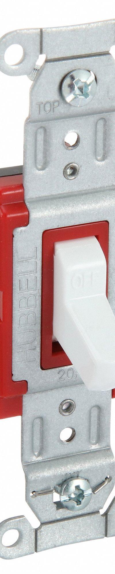 HUBBELL Wall Switch: Toggle Switch - Toggle Wall Switches