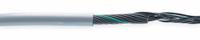 CHAINFLEX Control Cable: 16 AWG Conductor Size, 5 Conductors, PVC, Order by the Foot, Gray (MPN CF130US-15-05). Key specifications — Conductor Size: 16 AWG; Minimum Bend Radius Factor - Fixed: 5 x OD; Minimum Bend Radius Factor - Flexible: 7.5 x OD; Shielding: Unshielded; Brand: CHAINFLEX.
