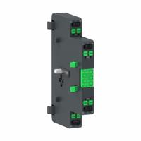 SCHNEIDER Auxiliary contact block: 2NO, 10 A Max Current (AC), Side Mount, Side-Mounted (MPN LAG8N203). Key specifications — Brand: SCHNEIDER; Compatible with Series: TeSys Giga.
