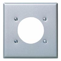 LEVITON Wall Plate: 2 Gang, Std Size (MPN 4934). Key specifications — Brand: LEVITON; Material: Aluminum.