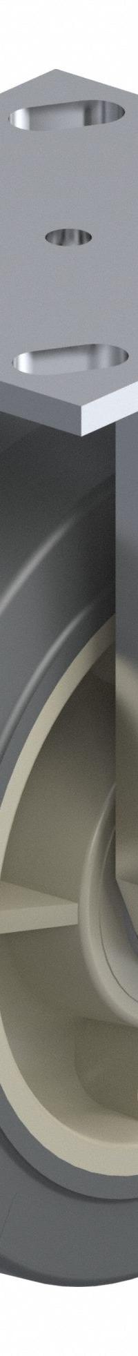 BLICKLE Plate Caster: Corrosion-Resistant/Debris-Resistant/Maint Free/Quiet-Roll, Rigid, Rubber (MPN P21R-PRP060R-14-H7-EL). Key specifications — Brand: BLICKLE; Roll Up: Rigid.