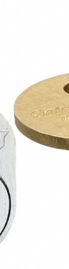 COMPX CHICAGO File Cabinet Locks: Keyed Alike, 1 3/4 in Body Thick, 1/2 in Body Wd, 51/64 in Body Ht (MPN C5001LP-1X03). Key specifications — attr1313785: Round; attr1313780: 1X03; attr1313805: COMPX CHICAGO.