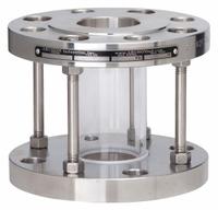 ARCHON INDUSTRIES, INC. Single Wall Sight Flow Indicator: Stainless Steel, Type 316, Single Walls (MPN AKGF015-A19A000). Key specifications — Brand: ARCHON INDUSTRIES, INC.; Max. Operating Pressure: 120 psi; Seal Material: PTFE; Flow Direction: Any Direction; Window Material: Borosilicate; Mounting Orientation: Vertical.