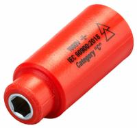ITL Insulated Socket: 1/4 in Drive Size, 5 mm Socket Size, 1 5/8 in Overall Lg, 6-Point, Std, Chrome (MPN 07202). Key specifications — attr1204321: Not Tether Capable; attr1204320: Chrome; attr1204316: ITL.