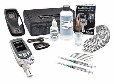 DEFELSKO Soluble Salt Tester Kit: 77°F Normalization Temp - Max - Soluble Salt Testers
