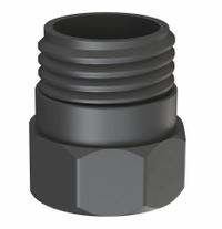 ACTION PUMP Bung Adapter: Bung Adapter, Polypropylene, 2 3/8 in, 2 in (MPN M60). Key specifications — Brand: ACTION PUMP; Body Material: Polypropylene; Product Type: Bung Adapter; Wetted Materials: Polypropylene.