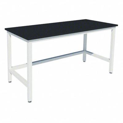 INSTOCK Heavy Duty Table: 30 in Overall Wd, 36 in Overall Ht, 8 ft Overall Lg, Phenolic - Fixed-Height Laminate Surfaced Lab Tables