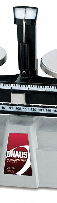 OHAUS Mechanical Beam Bench Scale: 4 2/5 lb Wt Capacity - Imperial, 0.1 g (MPN 1450-SD). Key specifications — Weighing Units: g; Washdown: No; Brand: OHAUS; Readability: 0.1 g.