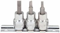 WESTWARD Socket Bit Set: 1 - 25 Pieces, 3/8 in Drive Size, 3 Pieces, 1 27/32 in Overall Lg, SAE (MPN 54TN99). Key specifications — attr1216280: Fixed Insert; attr1216283: WESTWARD; attr1225718: 5/32 in to 1/4 in; attr1227491: 3/8 in.