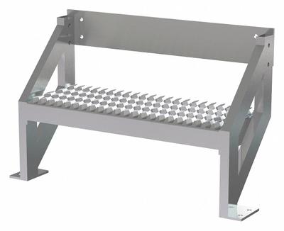 TRI-ARC Configurable Platform Ladder: 18 in Overall Ht, 29 in Overall Wd - Stairway Ladders
