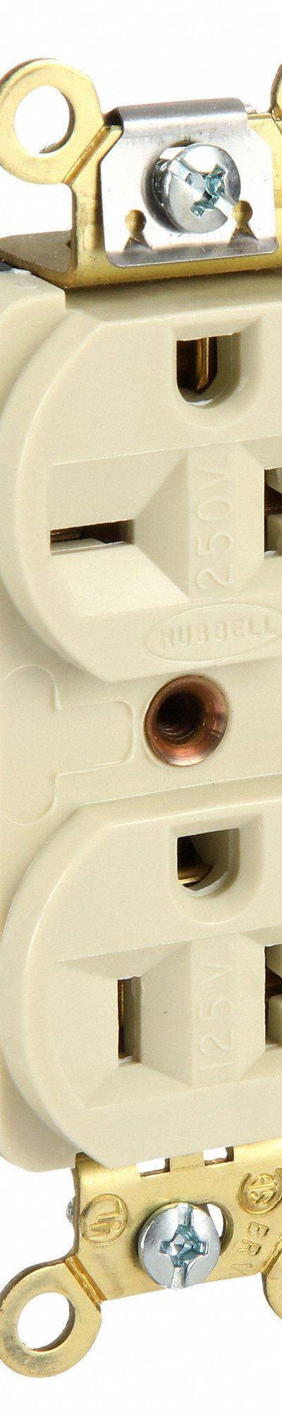 HUBBELL Combination Device: Duplex - General Purpose Receptacles