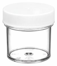 APPROVED VENDOR Laboratory Jar: Polystyrene, Polypropylene, 1 fl oz, 39 mm Body Dia, 41 mm Ht, Round (MPN W209912). Key specifications — Brand: APPROVED VENDOR; Clarity: Clear; Closure Included: Yes; Pre-Cleaned: None.