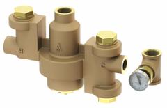 ACORN CONTROLS Thermostatic Mixing Valve: For Hot Water/Water Media, Thermostatic, Brass, EPDM, NPT (MPN ET71-1-OTG). Key specifications — Includes: Outlet Temperature Gauge; Brand: ACORN CONTROLS.