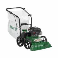 BILLY GOAT Outdoor Litter Vacuum: Self-Propelled, 27 in Cleaning Path, 42 gal Bag Capacity (MPN KV601SP). Key specifications — Debris Reduction: 6:1; Engine Brand: Briggs and Stratton; Product Type: Vacuum.
