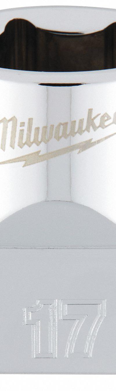 MILWAUKEE Standard Socket: Metric - Anti-Roll Hand Sockets
