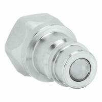 PIONEER Hydraulic Quick Connect Hose Coupling: 1/2 in Coupling Size, Steel, 45.42 lpm Max. Flow Rate (MPN 8010-5). Key specifications — Body Material: Steel; Valve Type: Ball; Thread Size: 3/4"-14; Brand: PIONEER.