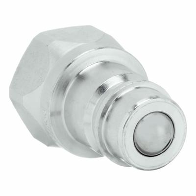 PIONEER Hydraulic Quick Connect Hose Coupling: 1/2 in Coupling Size, Steel - 4000 Series Hydraulic Quick-Connect Coupling Plugs