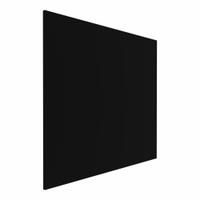 HADRIAN Partition Panel: Solid Plastic HDPE, Plastic, Black, 55 in Ht, 59 in Wd, 1 in Thick (MPN X30059-211). Key specifications — Door Swing: In Swing; Brand: HADRIAN; Color: Black; Finish/Texture: Plastic.