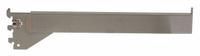 ECONOCO Straight Arm: Single, 1 in Slot Spacing, 1/2 in Slot Lg, 1/4 in x 12 in x 1 in, Satin-Chrome (MPN RDW/12-SC). Key specifications — Product Type: Rectangular Faceout; Color: Silver; For Display Type: Single Slotted Standards; Material: Steel; Duty Rating: Heavy Duty; Brand: ECONOCO; Finish: Satin-Chrome; Mounting Type: Hanging.
