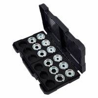DEWALT Die Set: For DCE310, U-Die, #8 - 350 kcmil Aluminum U-Dies (MPN DCE3100AK). Key specifications — attr534228: U-Die; attr534229: DCE310; attr551983: Die Kit; attr551985: #8 - 350 kcmil Aluminum U-Dies.