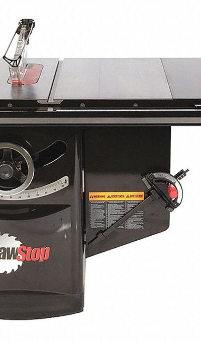 SAWSTOP Table Saw: 230 V AC Volt - Cabinet Table Saws with Automatic Safety Blade Retraction