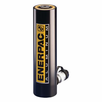 ENERPAC Hydraulic Ram: Single Acting, 10 ton Nominal Capacity, 6 in Nominal Stroke Lg - Lightweight Rams