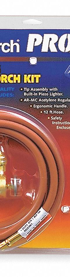 TURBOTORCH Torch Kit: Swirl Flame, CGA-520, Trigger-Start, Extreme Series, Torch Kit, 12 ft Hose Lg (MPN 0386-0833). Key specifications — Kit Series: Extreme; Compatible Fuel Cylinder Size: B; Included Acetylene Regulator CGA Number: CGA-520; Included Tip Manufacturer Part Number: PL-5A; Connection Type: Quick Connect; Manufacturer Part Number: 0386-0833; Brand: TURBOTORCH; Item: Torch Kit.